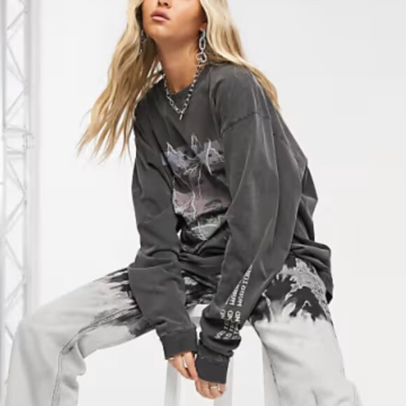 New Girl Order Wasteland Warriors Oversized long-sleeves t-shirt dress (14) - Picture 7 of 7